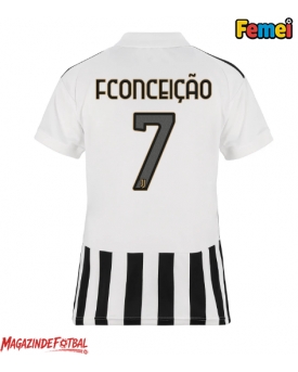 Juventus Francisco Conceicao #7 Tricou Fotbal Replică 2026-27 Femei Acasa Juventus Francisco Conceicao #7 Tricou Fotbal Replică 2026-27 Femei Acasa